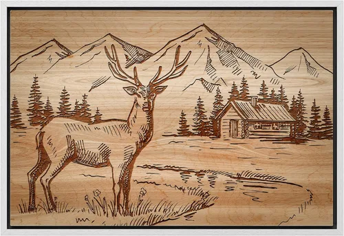 Miniatura 76 de Hermoso lienzo de paisaje, decoración de pared, arte moderno, juegos para el hogar Unicornio (rosa)