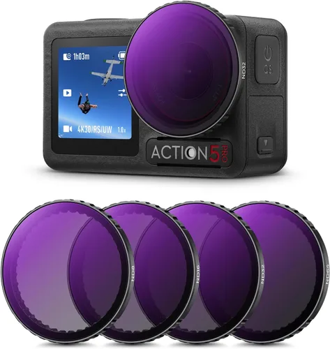 Miniatura 11 de K&F Concept Filtro de difusión negro a presión 1/4 para DJI Osmo Action 5 Pro, filtros de efecto cinematográfico de niebla creativa para DJI Osmo
