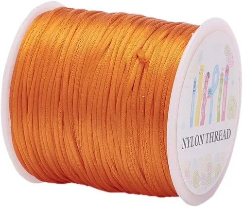 Miniatura 20 de Elecrelive - Cuerda de nailon de 200 yardas para pulseras, 200 yardas, cuerda de nailon para pulseras, 20 colores para collar, pulsera, joyería
