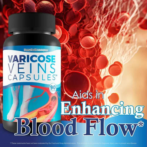 Miniatura 5 de Cápsulas de venas varicosas – Nuestro mejor tratamiento natural para las venas varicosas – Suplemento de venas varicosas anti mujeres – Tratamiento