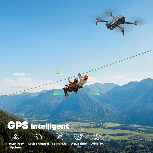 Miniatura 6 de Bwine F7MINI - Drones con cámara para adultos con video 4K y foto 8K, cardán de 3 ejes EIS, 249g exento de FAA, transmisión de más de 6KM, retorno