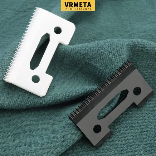 Miniatura 2 de Cuchilla de repuesto profesional de cerámica, dientes escalonados, 2 agujeros, precisión ajustable, cortapelos para Wahl Clippers, Wahl 5-Star