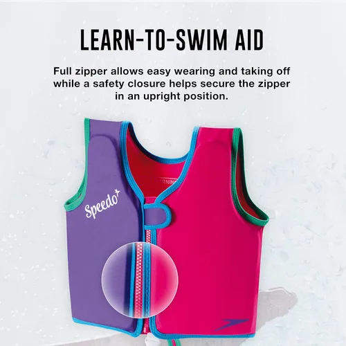 Miniatura 5 de Speedo Kids Chaleco Salvavidas Clásico para Aprender a Nadar UPF 50