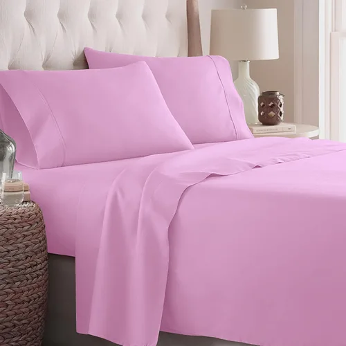 Miniatura 7 de Danjor Linens Juego de sábanas Cal King para personas que duermen con calor, sábanas de calidad de hotel con 4 fundas de almohada, bolsillos 03