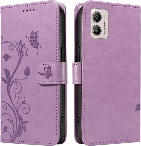 Miniatura 123 de Funda para Motorola Moto E22/E22i, piel sintética, con tarjetero y correa para la muñeca, a prueba de golpes, funda magnética para Motorola Moto Rojo