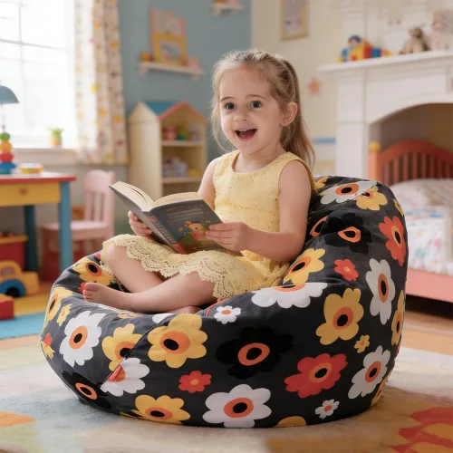 Miniatura 12 de YuppieLife Funda para puf de almacenamiento de animales para niños