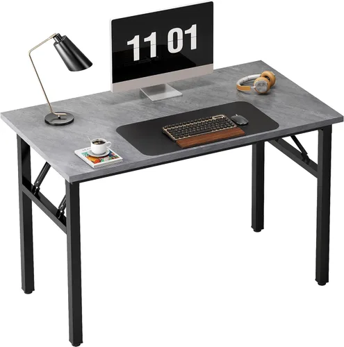 Miniatura 49 de Need AC5 Series - Escritorio plegable para computadora (39.4/47/55/63) pulgadas Teca y negro