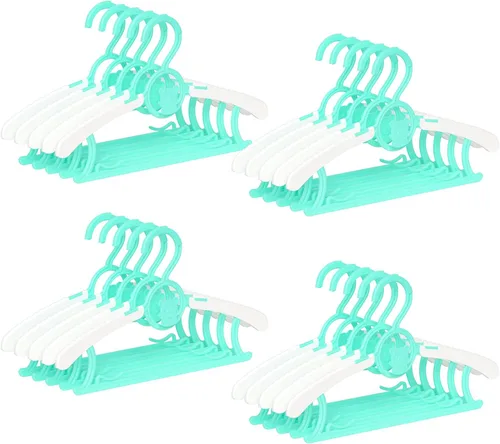 Miniatura 29 de 100 perchas antideslizantes para ropa de recién nacidos, para ropa de recién nacidos, para niños, niñas y niños pequeños