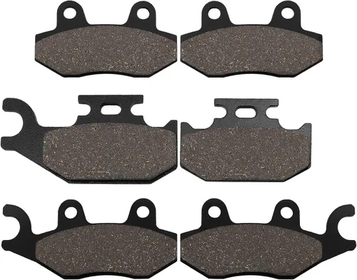 LOCOPOW Pastillas de freno Rhino 660 700 Delanteras y traseras para Yamaha YXR660 4x4 2004-2007 Raptor 700 700R YFM700 2006-2012 Rhino 450 YXR450
