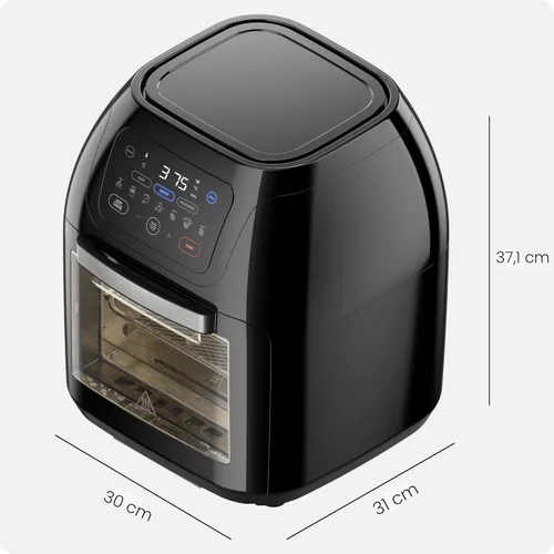 Miniatura 9 de CHEFMAN Freidora de aire digital multifuncional+ asador, deshidratador, horno de convección, 17 ajustes preestablecidos de pantalla táctil