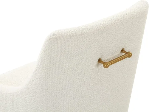 Miniatura 6 de Tov Furniture Beatrix Cream Boucle - Silla auxiliar