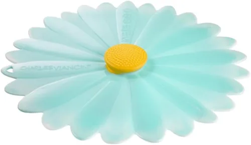Charles Viancin - Tapa de silicona Daisy para almacenamiento de alimentos y cocinar - 11 pulgadas - Sellado hermético en cualquier superficie lisa