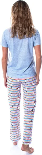 Miniatura 4 de INTIMO Peanuts Snoopy Happiness is Sleeping In Shirt and Pants - Conjunto de pijama para mujer