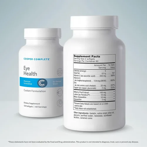 Miniatura 2 de Cooper Complete - Suplemento para la salud ocular - Luteína, meso-zeaxantina y zeaxantina, vitamina C y E - Paquete de 1 suministro para 60 días