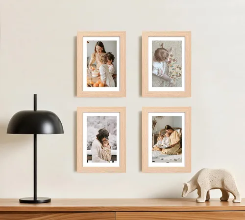 Miniatura 7 de eletecpro - Juego de 10 marcos de fotos de 5 x 7 pulgadas, collage de marcos de fotos para decoración de pared, muestra fotos de 4 x 6