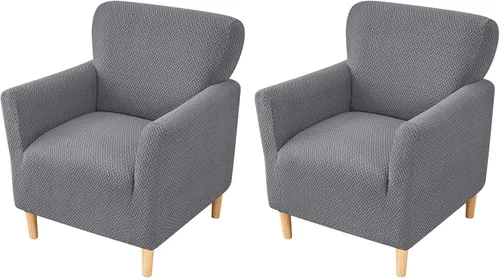 Miniatura 52 de FUANGUI Funda para Sillón de Banquete con Brazos Fundas para Sillas Elásticas Funda para Sillón Club Funda Suave para Sillón Sofá Cubiertas 03