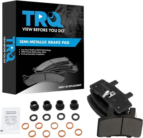 Miniatura 180 de TRQ Pastillas de freno delanteras semi metálicas compatibles con Ford Expedition 2018-2021 F-150 2018-2020 Lincoln Navigator 2018-2022