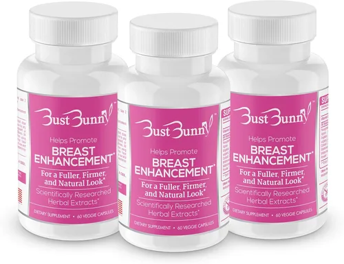 Miniatura 8 de Bust Bunny Píldoras de mejora de senos - Apto para veganos - Suministro para 6 meses La forma natural #1 de agrandar los senos y aumentar