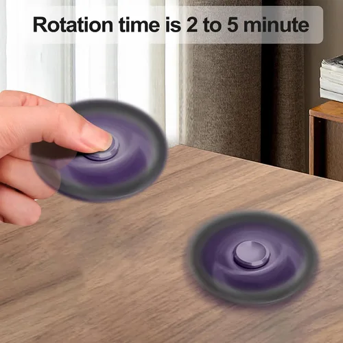 Miniatura 7 de Juguetes Spinner Fidget, Rodamientos de acero inoxidable de alta velocidad de 2 a 5 minutos, juguetes de dedo para aliviar el estrés y la ansiedad