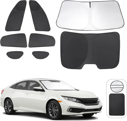 Miniatura 25 de TINGLU Parasoles para Ventanas para Mazda 3 2019-2026 Accesorios Coche Ventanas Laterales Completas Parabrisas Triangular Trasero Protector Solar