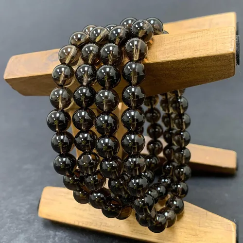 Miniatura 205 de Gem Avenue Handmade Round Bead Stretch Bracelet Unisex Natural Stone Beaded Jewelry for Men & Women, Elastic Wristband for Daily Wear