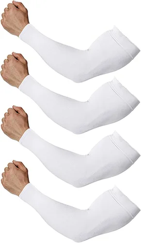 Miniatura 16 de 4 pares de mangas de brazo para hombres y mujeres - para cubrir tatuajes - manga deportiva refrescante para baloncesto, golf, fútbol