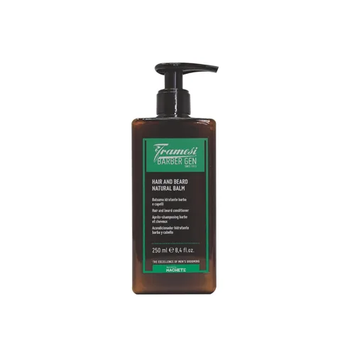 Hair & Beard Natural Balm, 8.4 onzas líquidas, acondicionador de barba para enjuagar