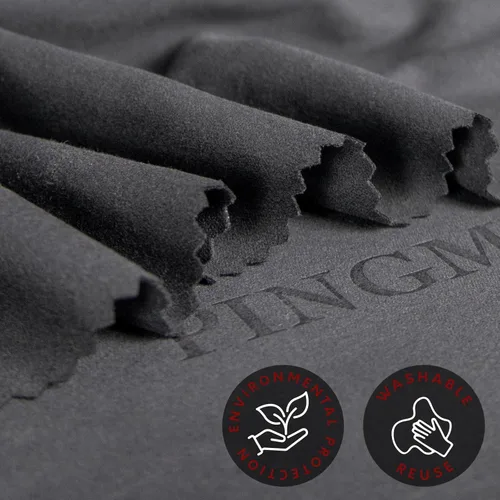 Miniatura 3 de PINGMIC 12"x12" Gun Cleaning Cloth, Microsuede Cloth - Professiona - Polishing - Reusable Gun Cleaning Supplies Gris
