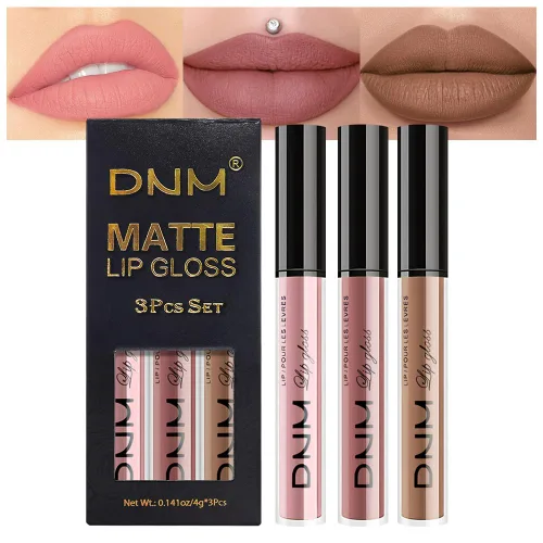 Miniatura 56 de evpct 2 Piezas Lápiz Labial Líquido Verde Esmeralda con Brillo Glitter, Brillo Labial Tinte y Delineador de Labios Retráctil, Set de Maquillaje