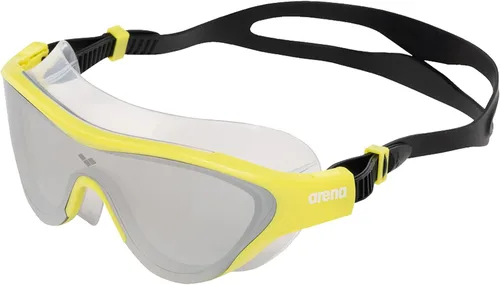 Miniatura 14 de ARENA Gafas de natación unisex para adultos, gafas de natación para hombres y mujeres, de gran ajuste, espejo de policarbonato/lente sin espejo