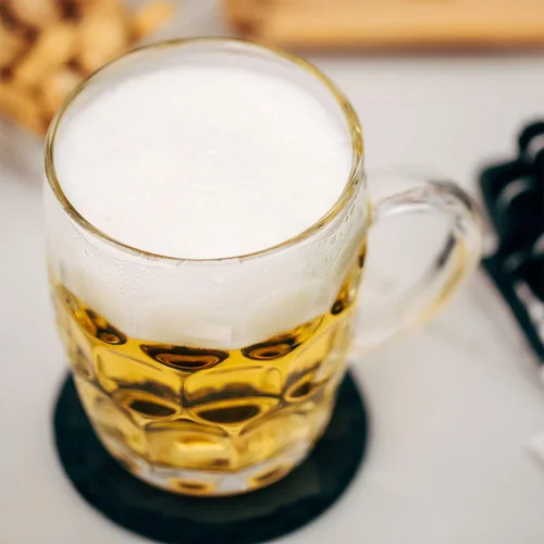 Miniatura 4 de QAPPDA Juego de tazas de cerveza, tazas de vidrio con mango de 19 onzas, vasos de cerveza grandes para congelador, vasos de cerveza de 18.9 fl oz