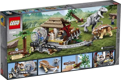 Miniatura 5 de LEGO Jurassic World Indominus rex vs. Ankylosaurus 75941 Impresionante juguete de construcción de dinosaurios para niños, con minifiguras