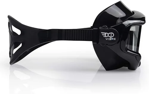 Miniatura 8 de Máscara de buceo Pano 3 para adultos, máscara de esnórquel de vidrio templado, máscara de natación antivaho sin fugas, gafas de natación con Negro
