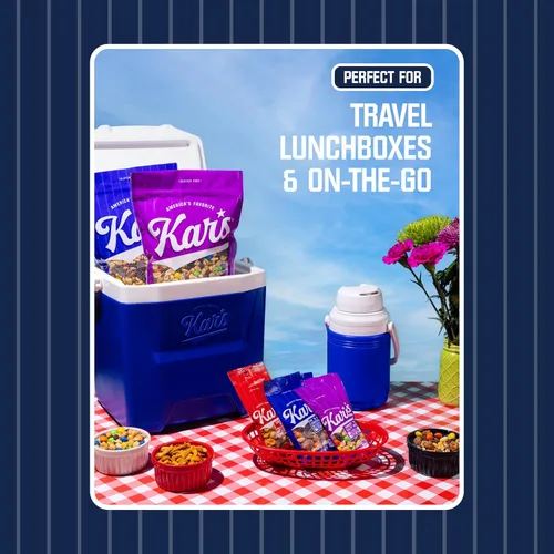 Miniatura 4 de Kar's Nuts Cranberry Almond Delight Trail Mix, paquetes individuales de 3 onzas, paquete a granel de 42, aperitivos sin gluten
