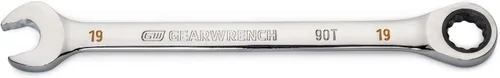 Miniatura 20 de GEARWRENCH 86907 Llave combinada de trinquete de 12 puntos con arco oscilante de 4 grados de 0.276 in