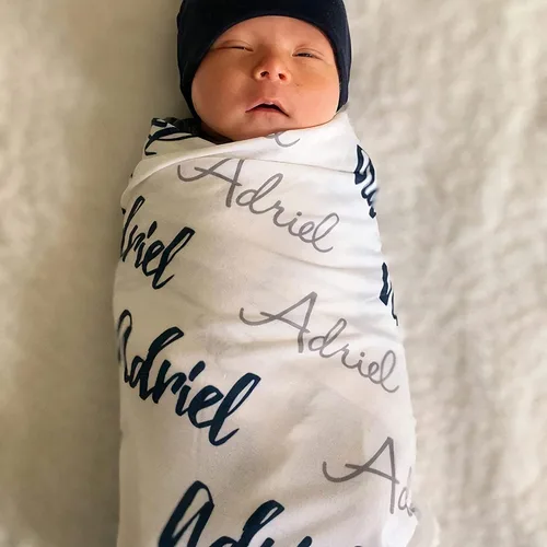 Miniatura 9 de NAZENTI Manta de regalo para bebé, manta de bebé personalizada con nombre, manta personalizada para niña, regalo para niñas, hija de cumpleaños