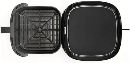 Miniatura 6 de Bella PRO - Freidora de aire con pantalla táctil de 8 cuartos de galón con cesta dividida, color negro mate