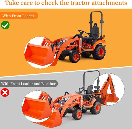 Miniatura 5 de STARTWO Cubierta Completa para Tractor Impermeable de Servicio Pesado, Universal se Adapta a la Mayoría de Tractores Utilitarios Compactos