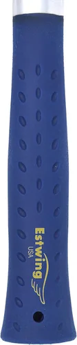 Miniatura 4 de Estwing Martillo de encuadre, garra recta de mango largo de 28 onzas con cara fresada y agarre de reducción de golpes, E3-28SM, azul y SWANSON Tool
