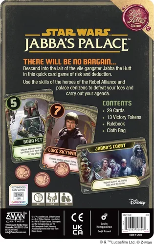 Miniatura 3 de Jabba's Palace A Love Letter Game - Juego de estrategia para niños y adultos, juego de estrategia para niños y adultos en el universo de Star Wars
