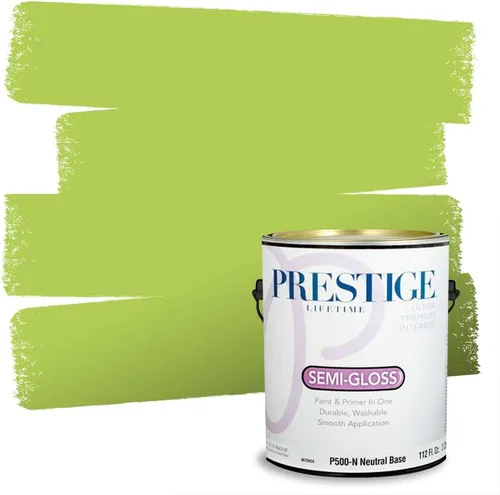 Miniatura 45 de PRESTIGE Pinturas Pintura interior e imprimación en uno, 1 galón, cáscara de huevo, aventura