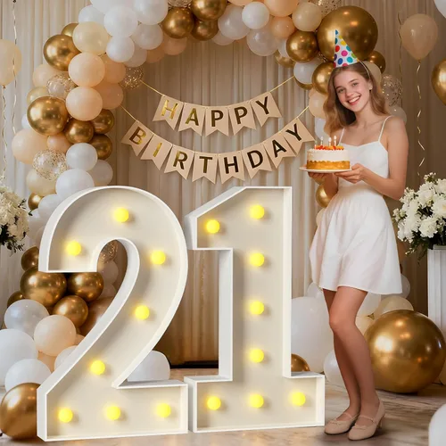 Miniatura 24 de Mixifox Letras V de marquesina de 3 pies, letras grandes iluminadas de 3 pies de alto con luces, letra grande para boda, compromiso, graduación