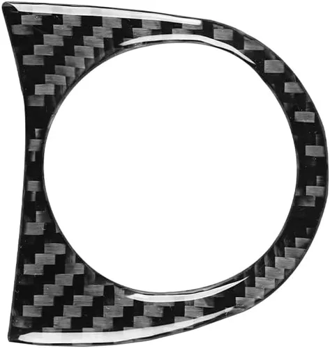 Marco de encendido para volante de automóvil, calcomanía decorativa compatible con Subaru Impreza 2017-2022/Crosstrek 2018-2022, interior de fibra
