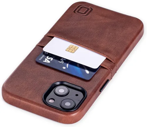 Miniatura 11 de Dockem Funda tipo cartera para iPhone 13 con placa de metal integrada para montaje magnético y 2 bolsillos para tarjetas de crédito: Exec M2, piel