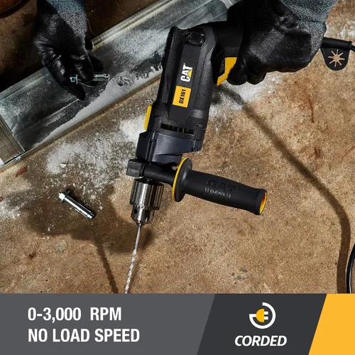 Miniatura 7 de Cat erpillar Cat DX161U - Taladro martillo con cable de 1/2" 8.5-AMP