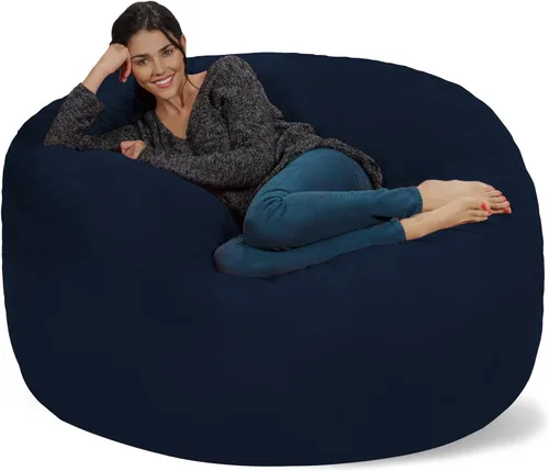 Miniatura 53 de Chill Sack Bean Bag Funda para silla, 3 pies, microgamuza - Oliva