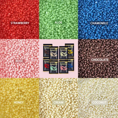 Miniatura 6 de Cuentas de cera, 1.76 libras / 28.22 oz de perlas de cera dura, fórmula de pelo grueso, cera dura para depilación y piel sensible, cuentas de cera