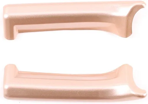 Miniatura 2 de YIWANG ABS cromo coche interior apoyabrazos caja interruptor decoración 2 piezas para Land Rover Range Rover Evoque L551 2019 2020 (oro rosa)