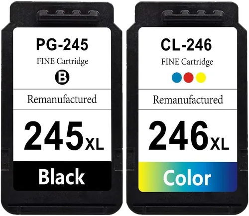 Cartucho de tinta remanufacturado para Canon PG-245XL CL-246XL Uso para Canon 245XL 246XL 243XL 244XL Cartuchos de tinta para Pixma MX492 MX490