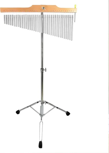 Miniatura 10 de ENNBOM Campanillas de barra con soporte ajustable para 25 notas 36 notas, campanillas de viento de una hilera, instrumento de percusión musical